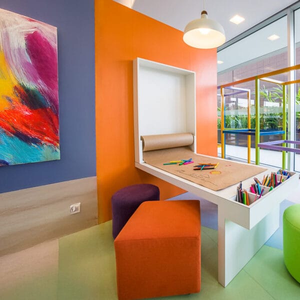 Painting table for children