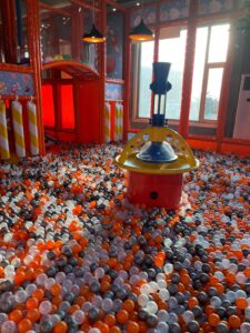 Aero Ball hava kontrollü interaktif soft play oyunu